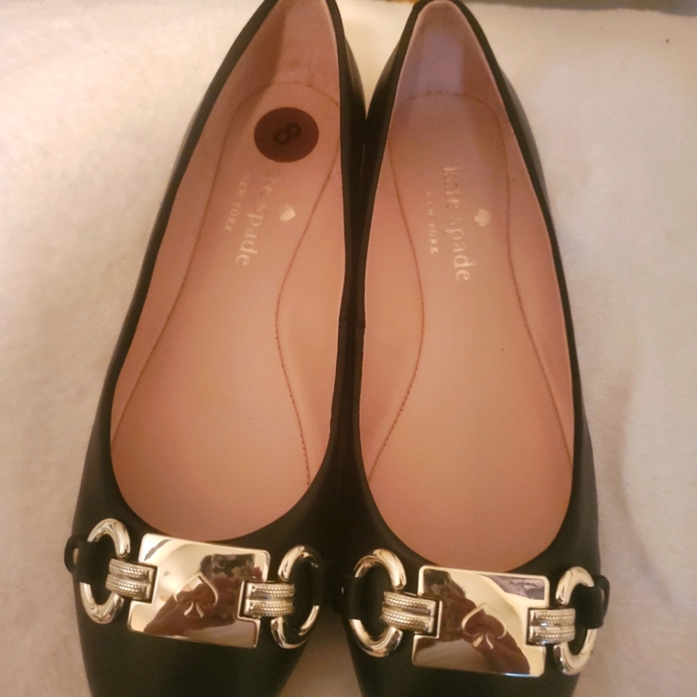 Leather designer flats